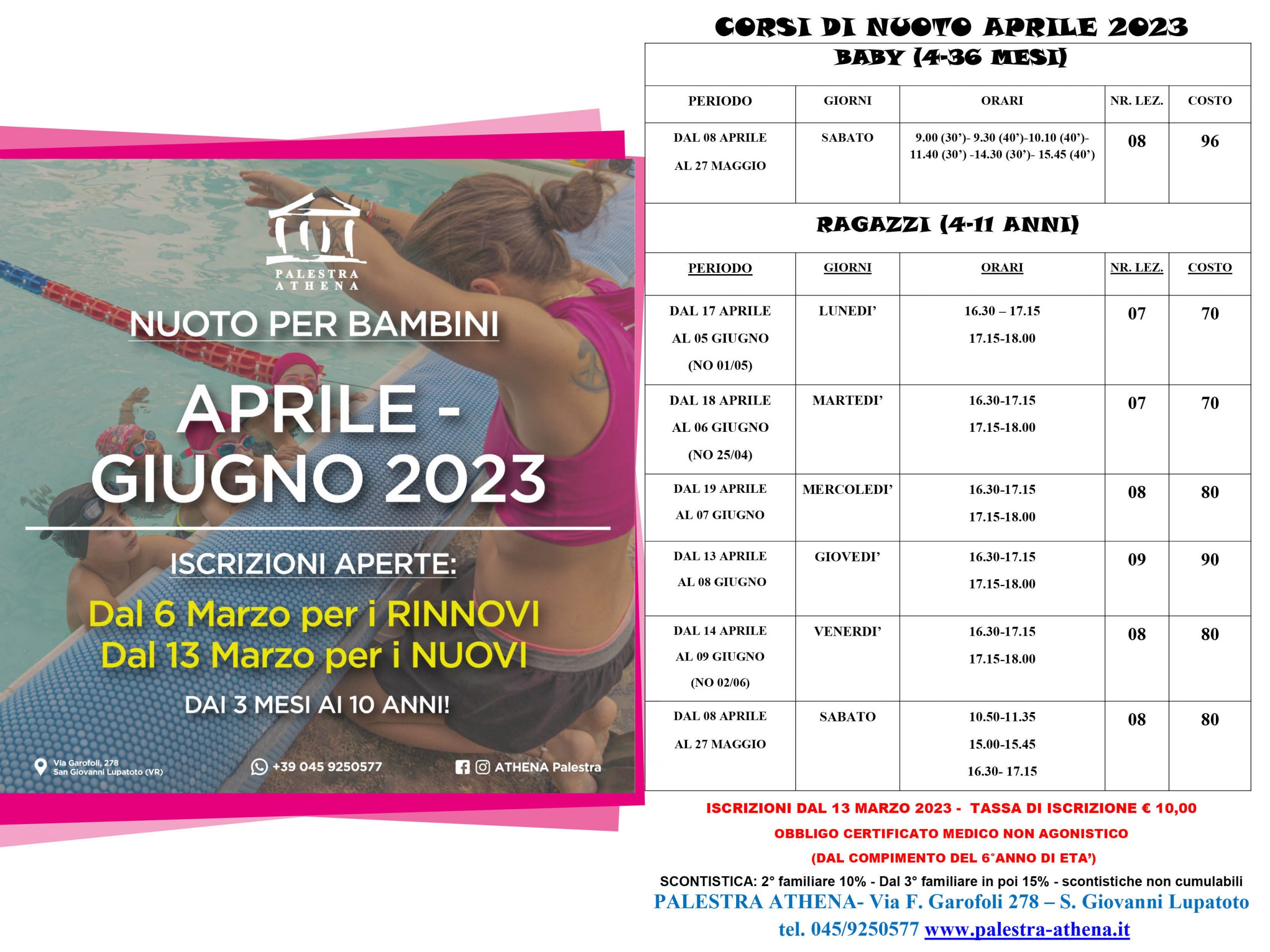 SITO_nuoto_2023_apr_giu | Palestra Verona | Athena